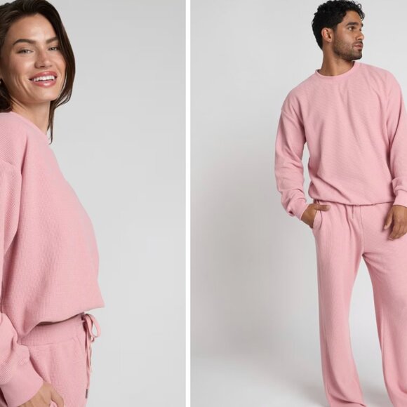 Comfrt Waffle Lounge Long Sleeve for Men OR Women - Picture 1 of 8